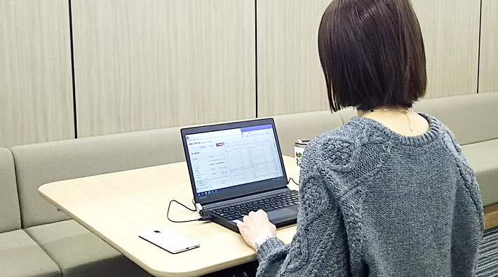 場所に捉われない働き方を推進